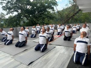 Police Celebrates International Yoga Day 