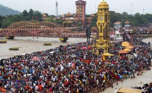 Religious Beliefs: 'Virgins' Collecting Ganga Water 