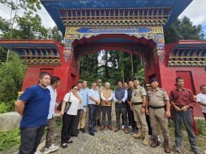 MP Lepcha reviewed development projects