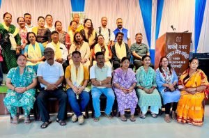 Gauri Subba and Bhanu Ramudamu of "Timi Jataka" honored
