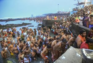 Paying homage to the ancestors on 'Adi Amavasya'
