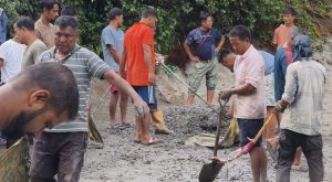 Road construction kalimpong