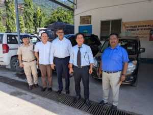 Excise Department Secretary Jeevan Subba's visit
