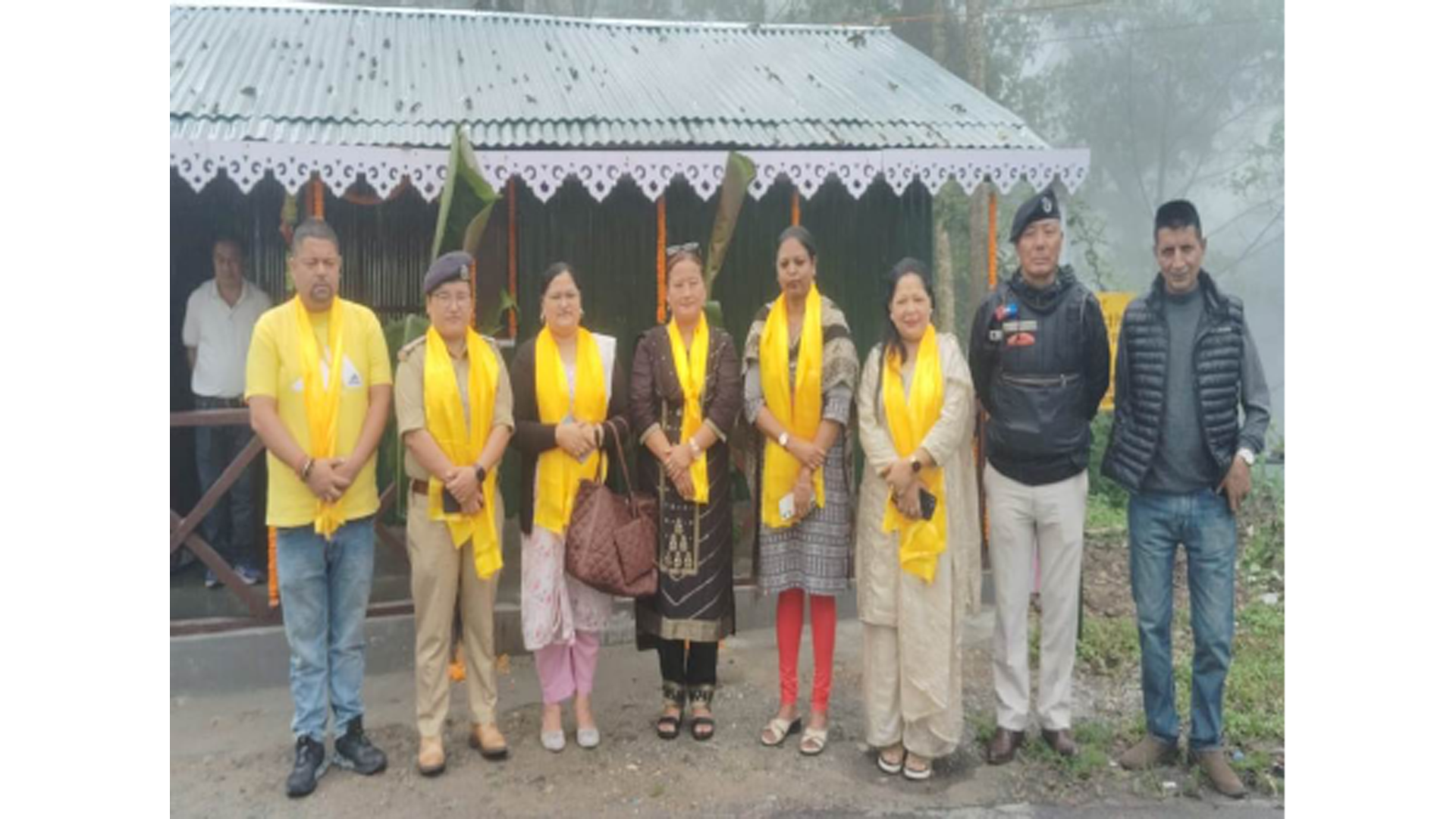 बालुवा खानीमा पुलिस चेकपोष्टको उद्घाटन