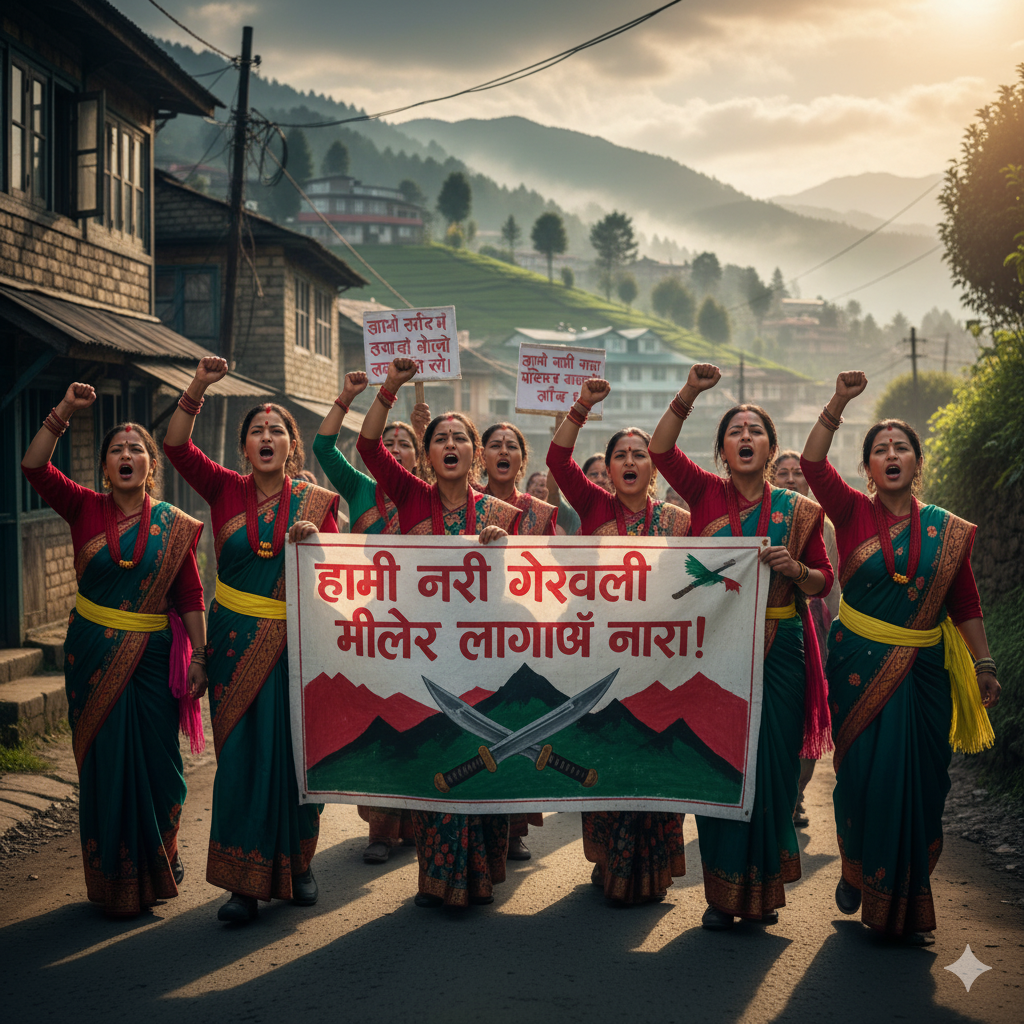 Read more about the article हामी नारी गोर्खाली मिलेर लगाऊँ नारा