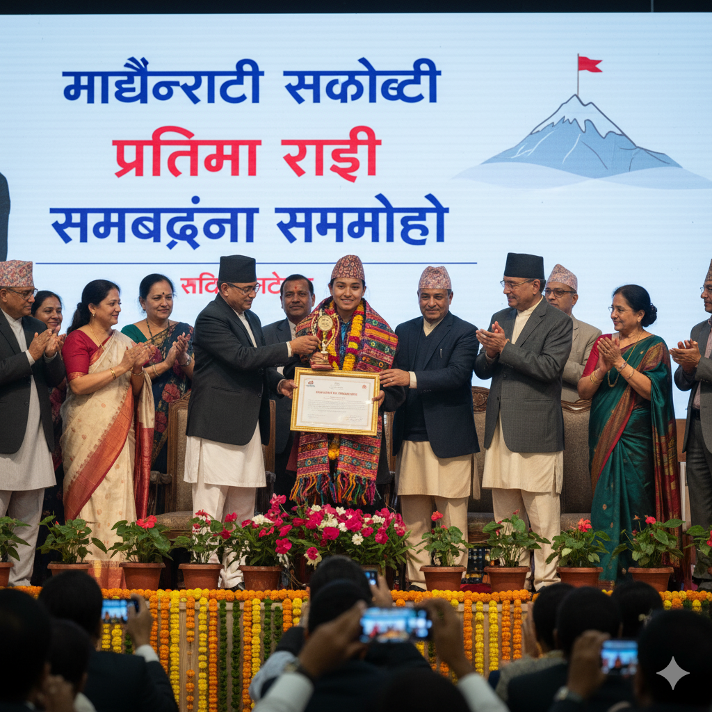 Read more about the article माईनरिटी सोसाइटी-द्वारा प्रतिमा राईलाई सम्बर्द्धना