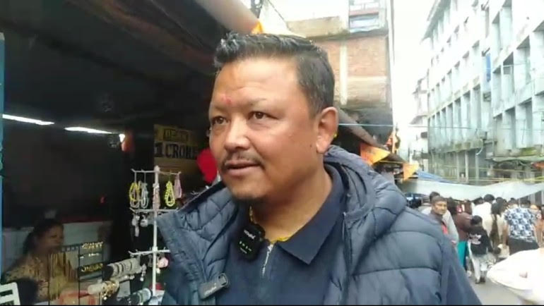 अब गोर्खे हाट दार्जीलिङ नगरपालिकाले नै सञ्चालन गर्ने छ: दिपेन ठकुरी
