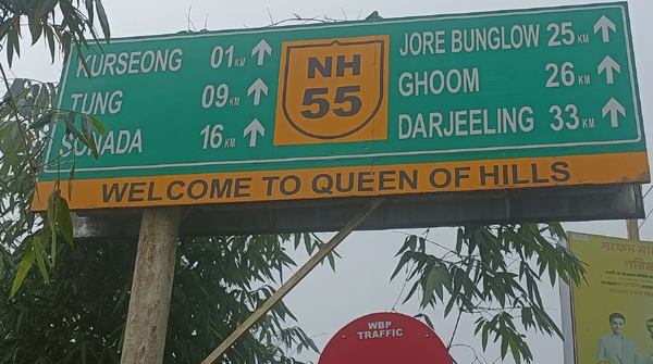 राष्ट्रिय राजमार्ग 55 राष्ट्रिय राजमार्ग 110 भइसकेपछि पनि पुरानो बोर्ड जस्ताको तस्तै