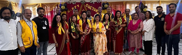 लायन्स क्लबद्वारा डाक्टर अनि सीएहरूलाई सम्मान जनाइयो
