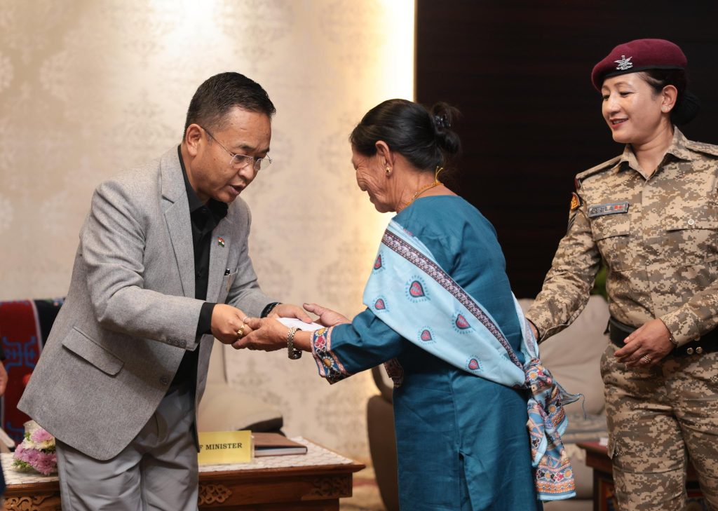 CMDG and CMEAS cheque distribution by Chief Minister