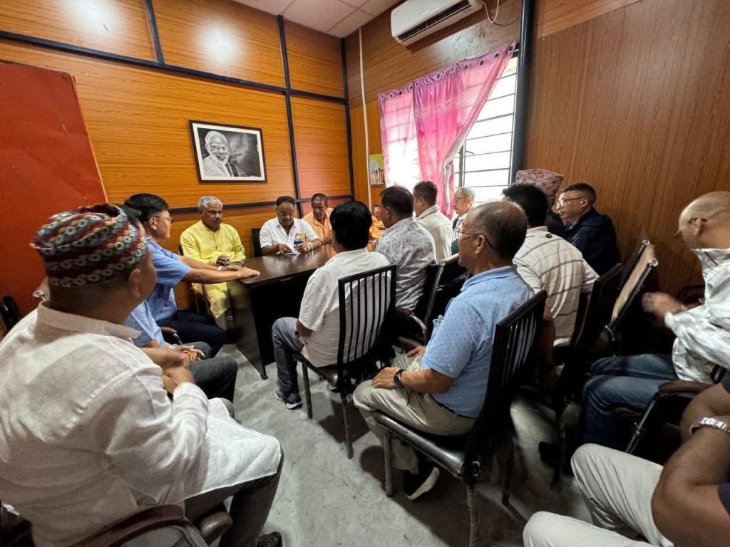 BJP State President Samik and Darjeeling BJP meet