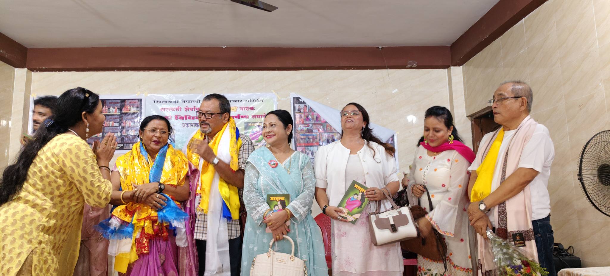 सरस्वती शेर्पाको नाटक ‘‘मातृत्व’’को लोकार्पण