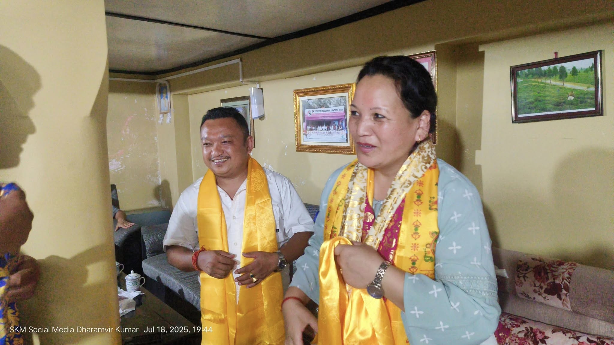 कर्तव्य अधिकारी एनबी गुरुङलाई जनाइयो स्वागत