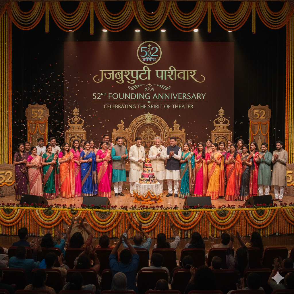 Read more about the article नाट्य संस्था ‌जागृति परिवार‌को 52 औं स्थापना पालन