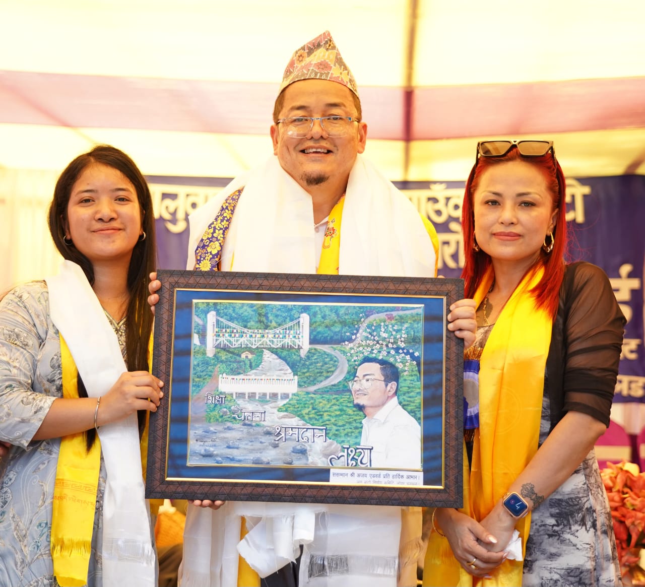 चित्रकारिताको क्षेत्रमा आशाको किरण ईश्या तामाङ