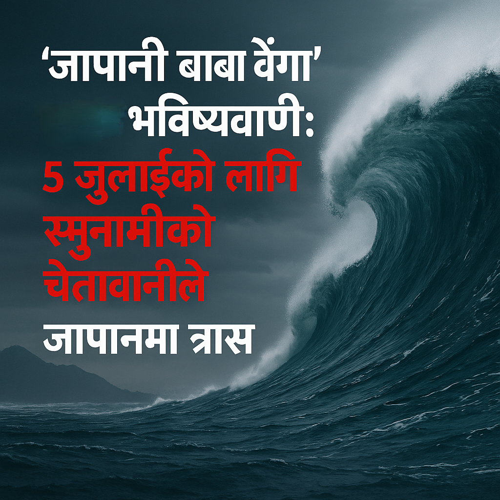 ‘जापानी बाबा वेंगा’ द्वारा भविष्यवाणी: ५ जुलाईको लागि त्सुनामीको चेतावनीले जापानमा त्रास