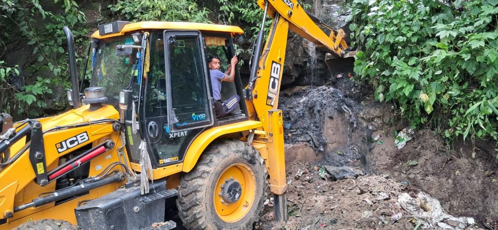 Road work started in Muldanda Limbu settlement