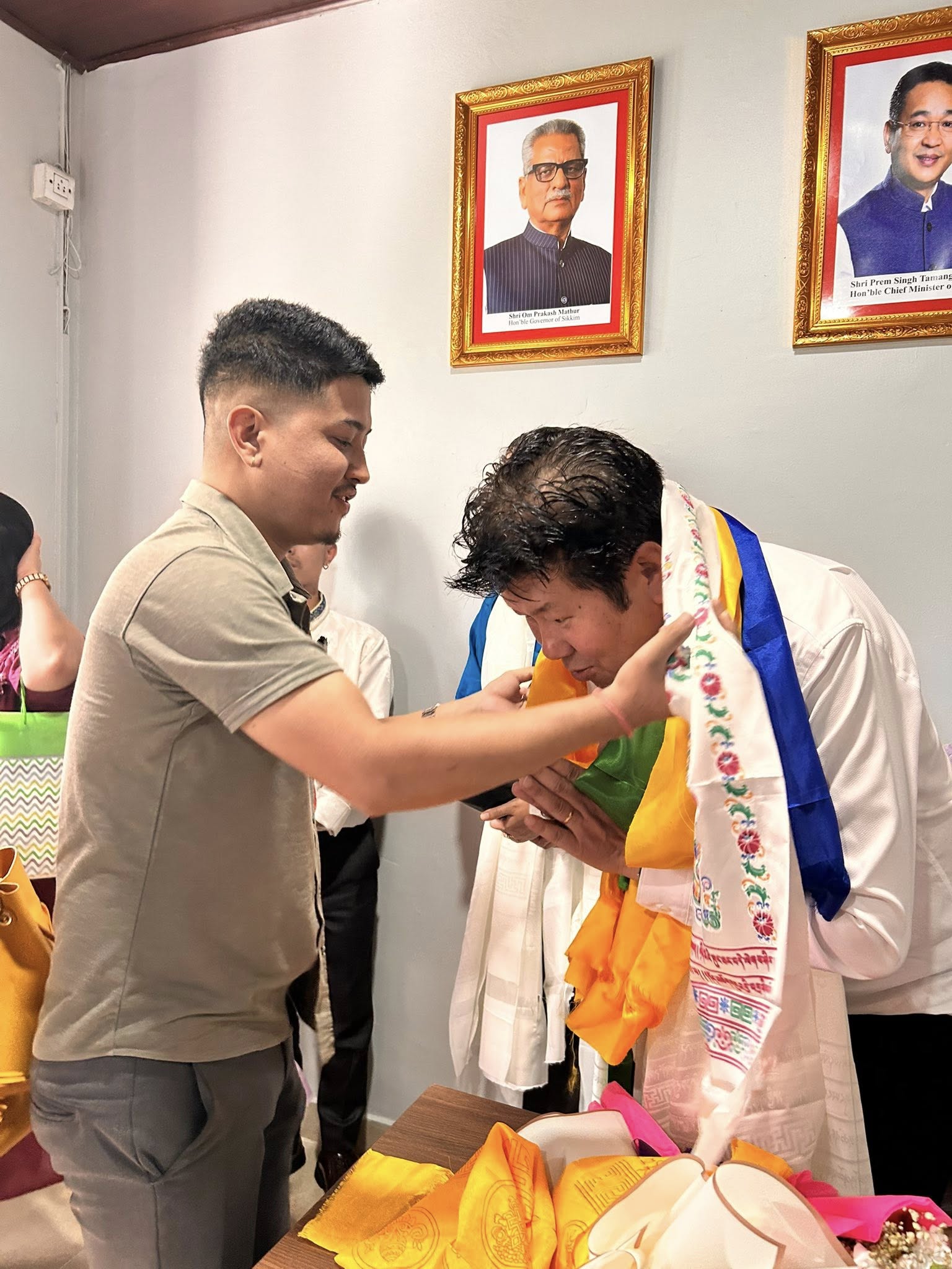 रिन्जिङ वाङ्ग्याल छोपेलद्वारा आफ्नो पदभार अधिग्रहण