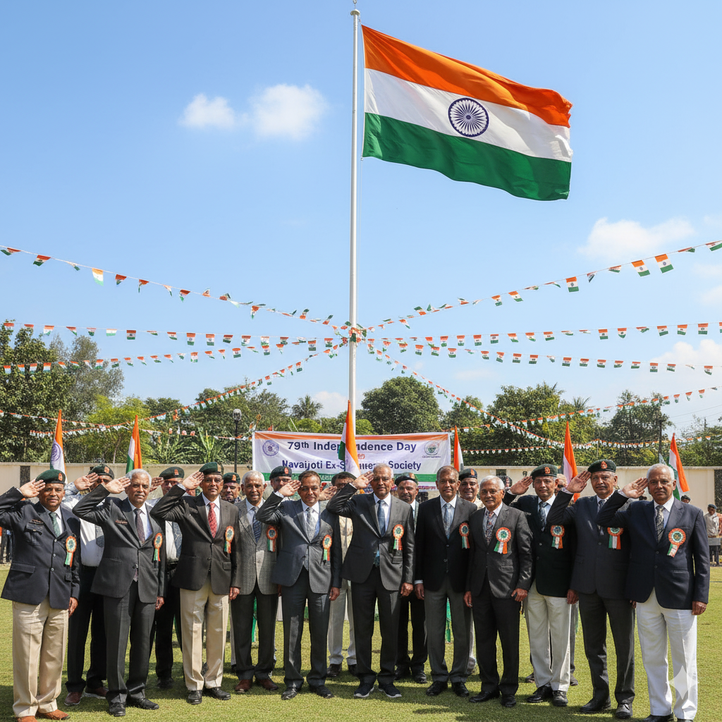 Read more about the article नवज्योति पूर्व सैनिक समाजद्वारा ७९औं स्वतन्त्रता दिवस