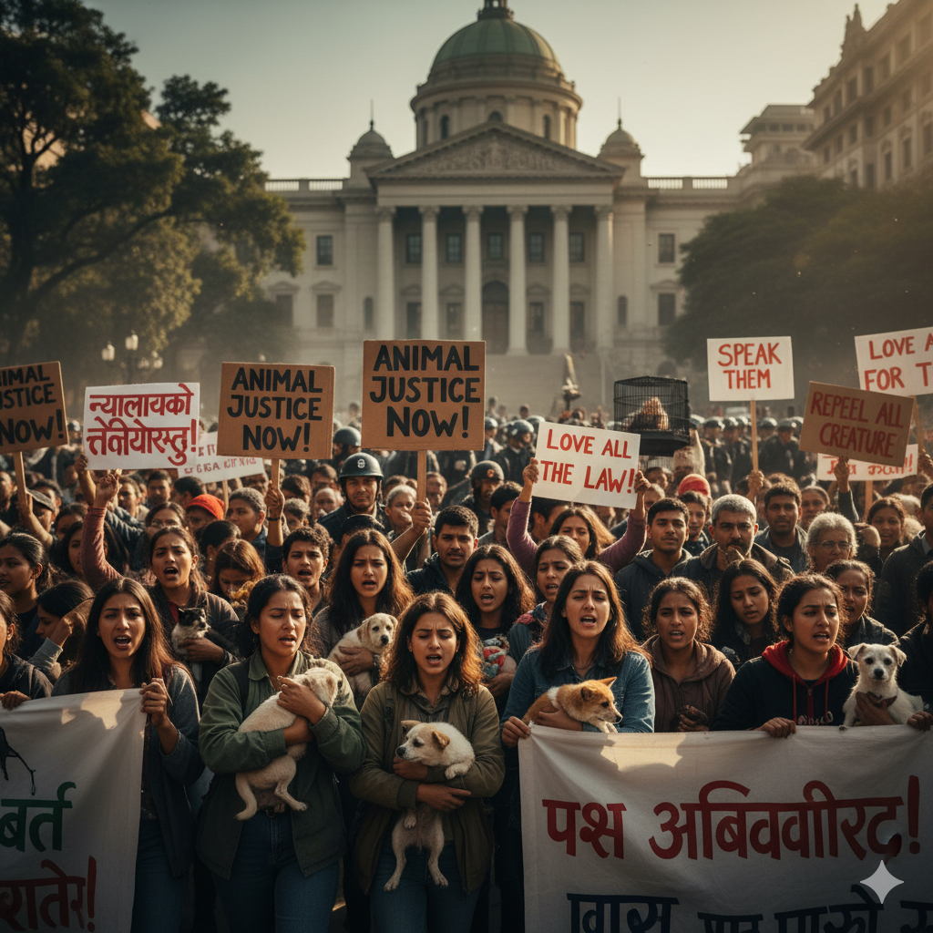 Read more about the article सर्वोच्च न्यायालयको निर्णयविरुद्ध ओर्लिए पशुप्रेमीहरु