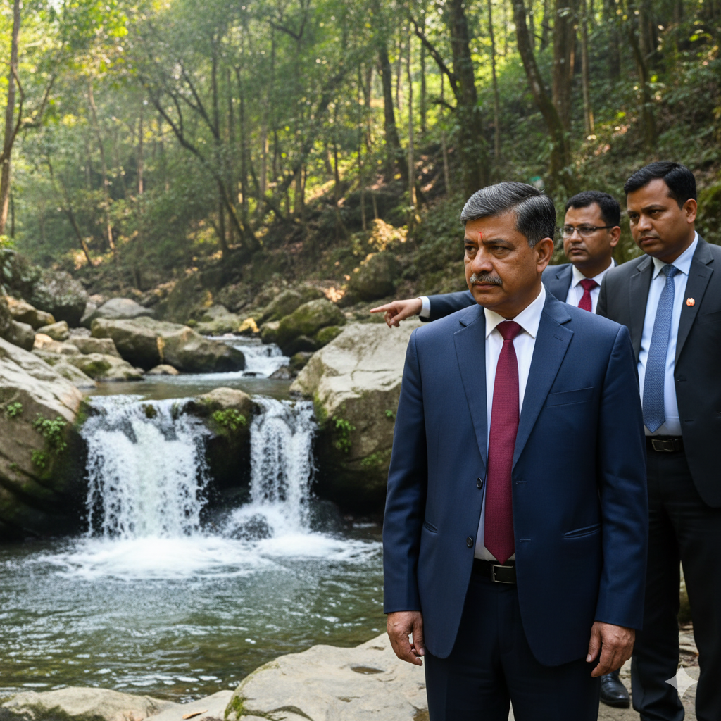 Read more about the article कार्यकारी निर्देशक मनोबेन्द्र मोदकले तीनधारेको भ्रमण