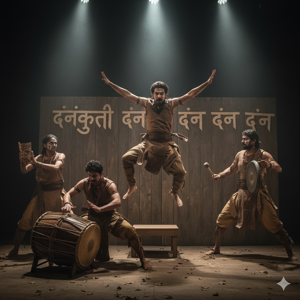 The play 'Dankuti Dankuti Dang Dang Dang' will be staged/performed