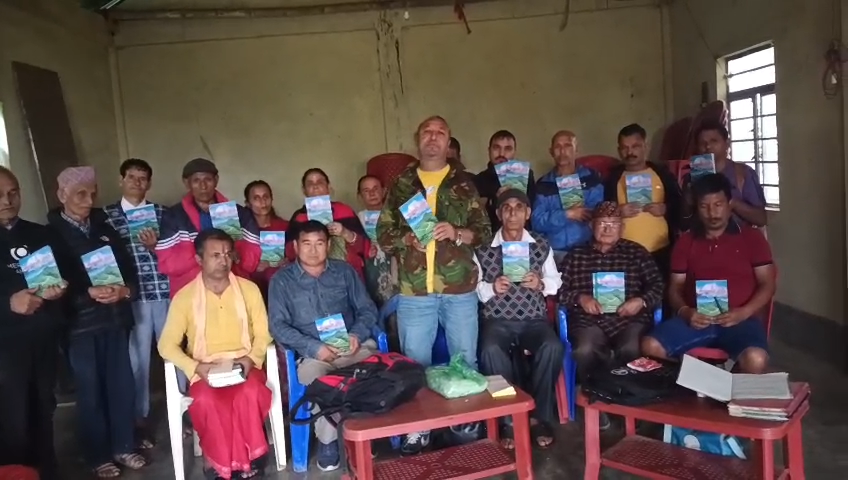 “प्रेणाको श्रोत” पुस्तकबाट मन्दिरको कोष बढाउने