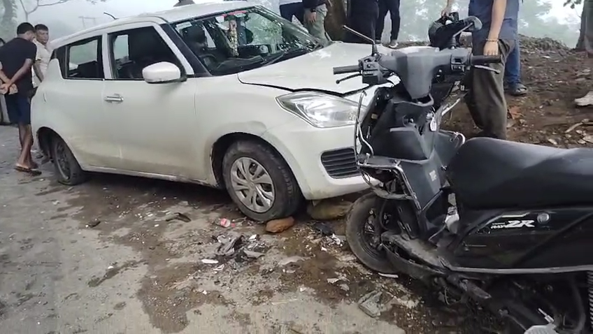 Read more about the article स्कुटीलाई धक्का दिँदा त्यसमा सवार दुइजना गम्भीर घाइते