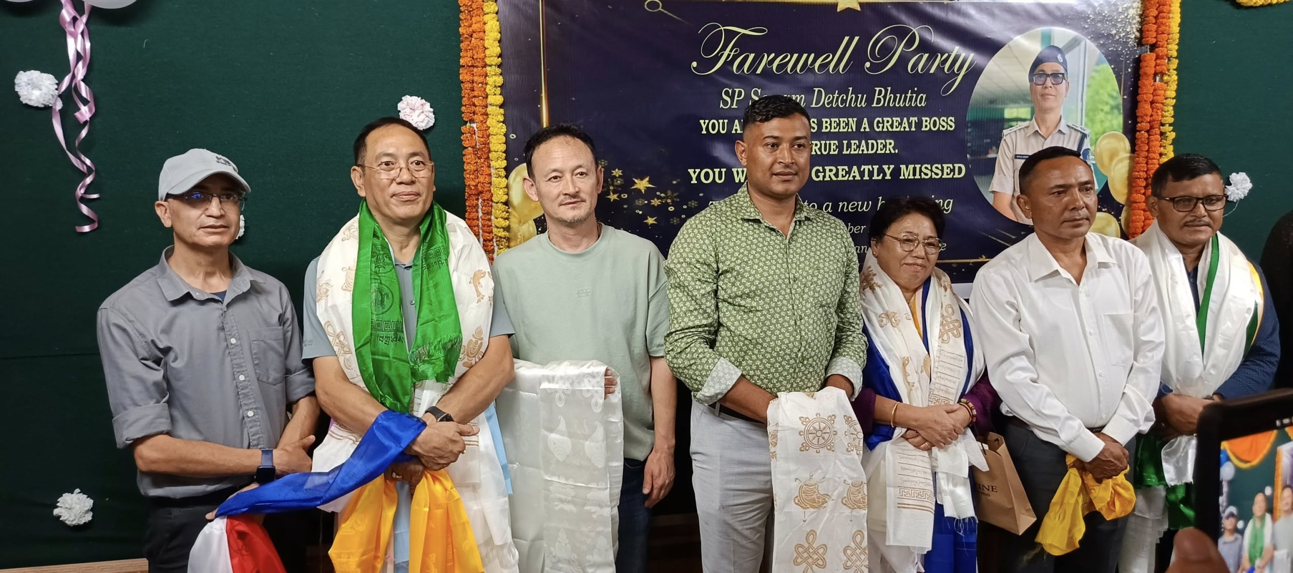 SP Sonam Bhutia by District Police