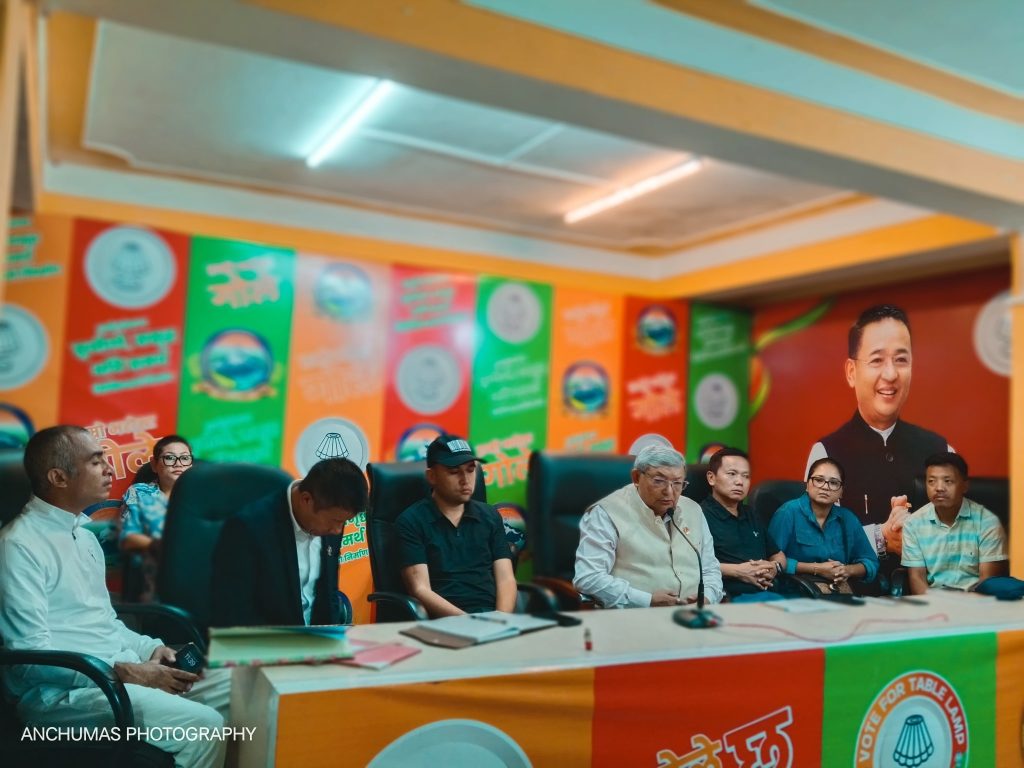 Campaign Meeting at SKM Central Office