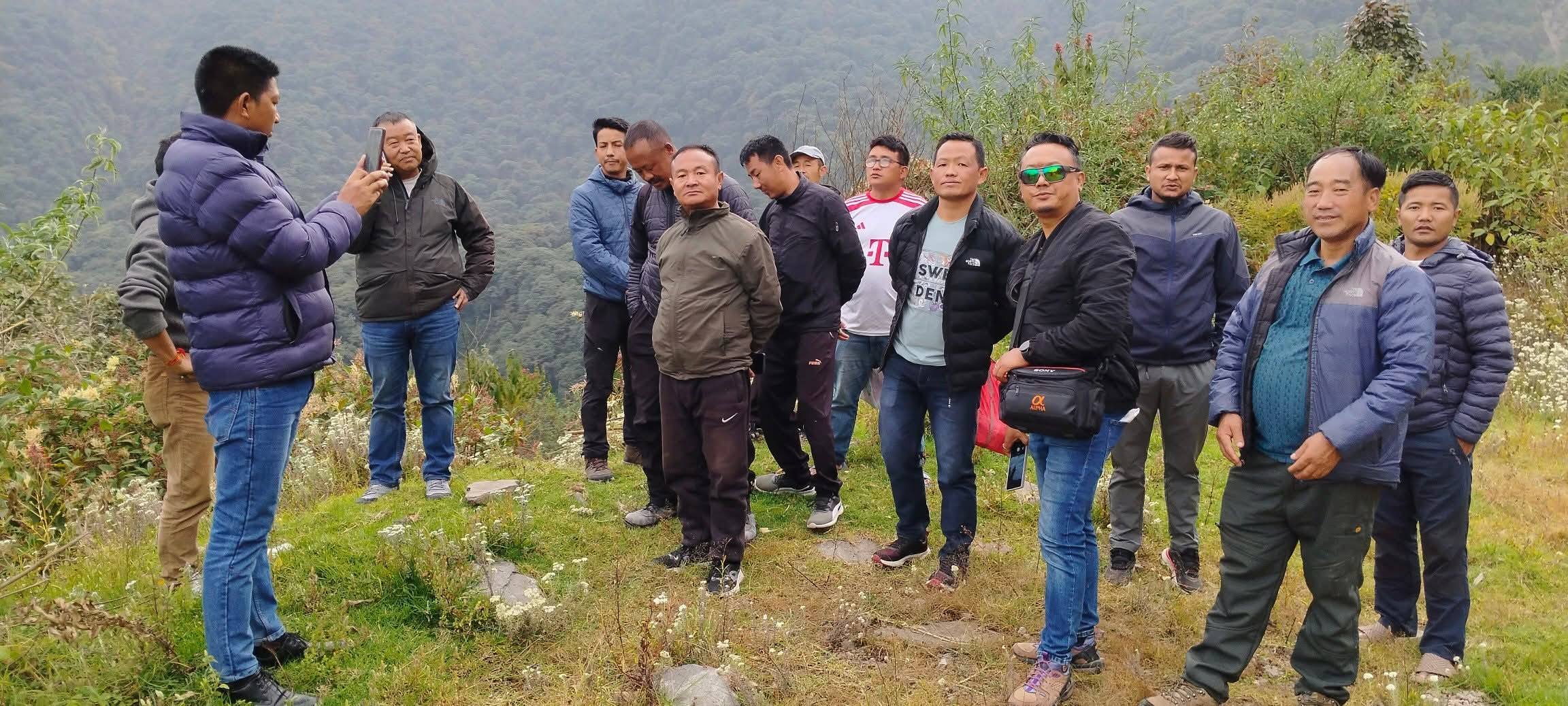 हर्नबिल चिवा भञ्ज्याङ ट्रेल रनको तयारीको पूर्वाधार निरीक्षण