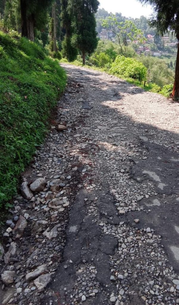 Singel road situation