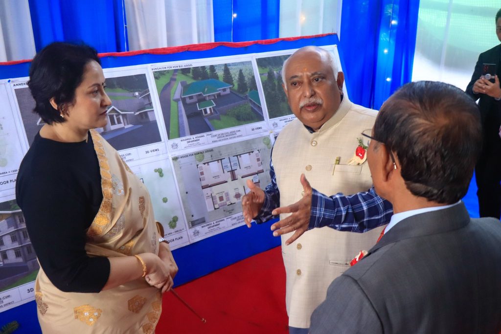 Foundation laying of Sub-Divisional Court at Rangali