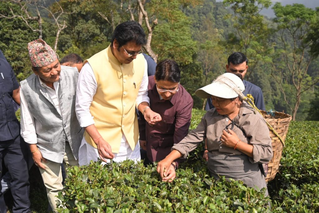 Raju Bista and BJP team