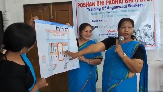 Aganwadi government program nutrition also education