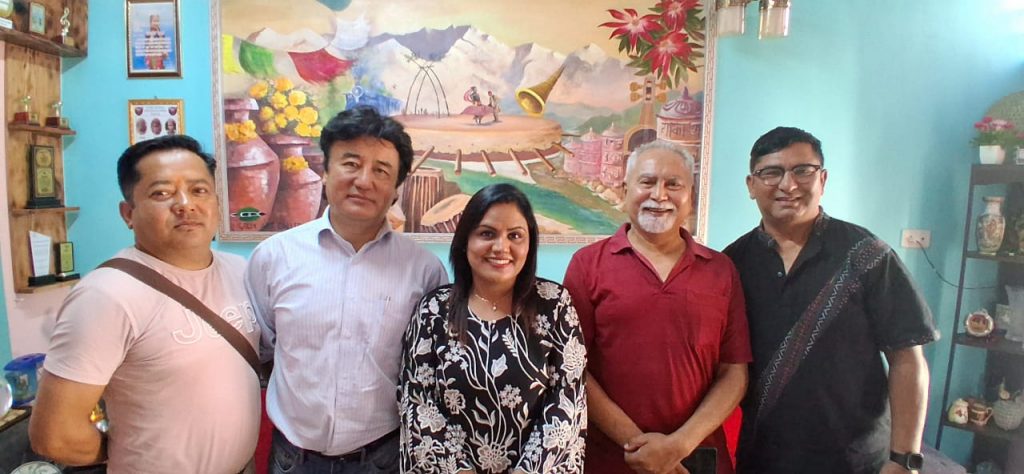 Dr. King and Dupchen Lama's